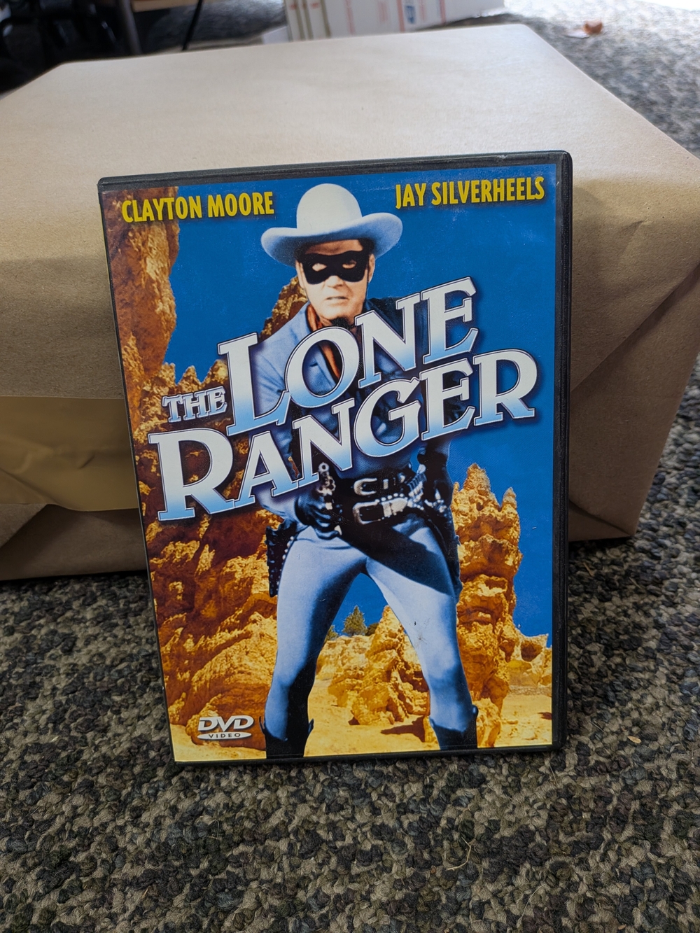 The Lone Ranger DVD - Blue Cowboy Cover
